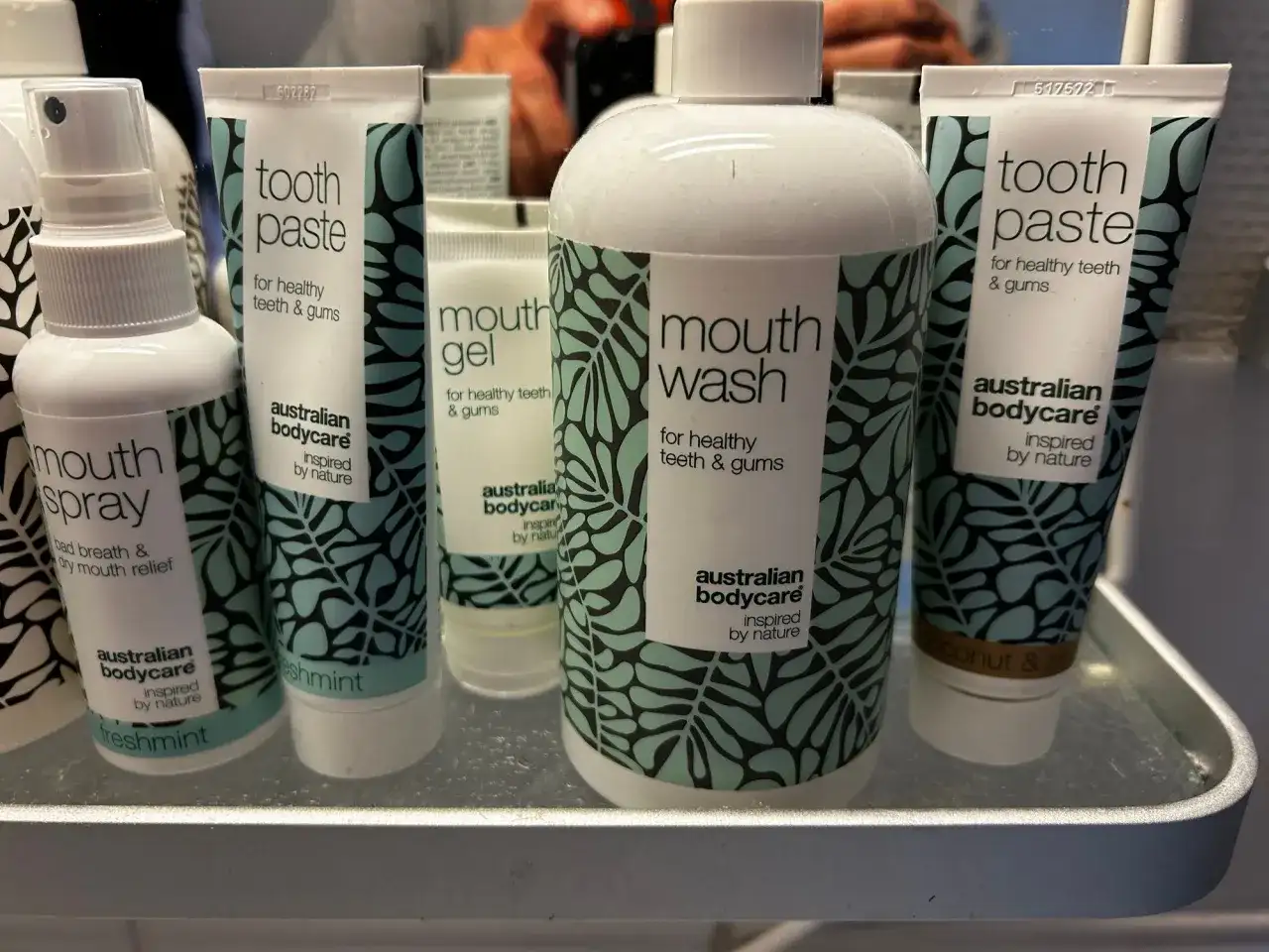 Spray na suchość w ustach i odświeżacz od Australian Bodycare. Zestaw do higieny jamy ustnej.