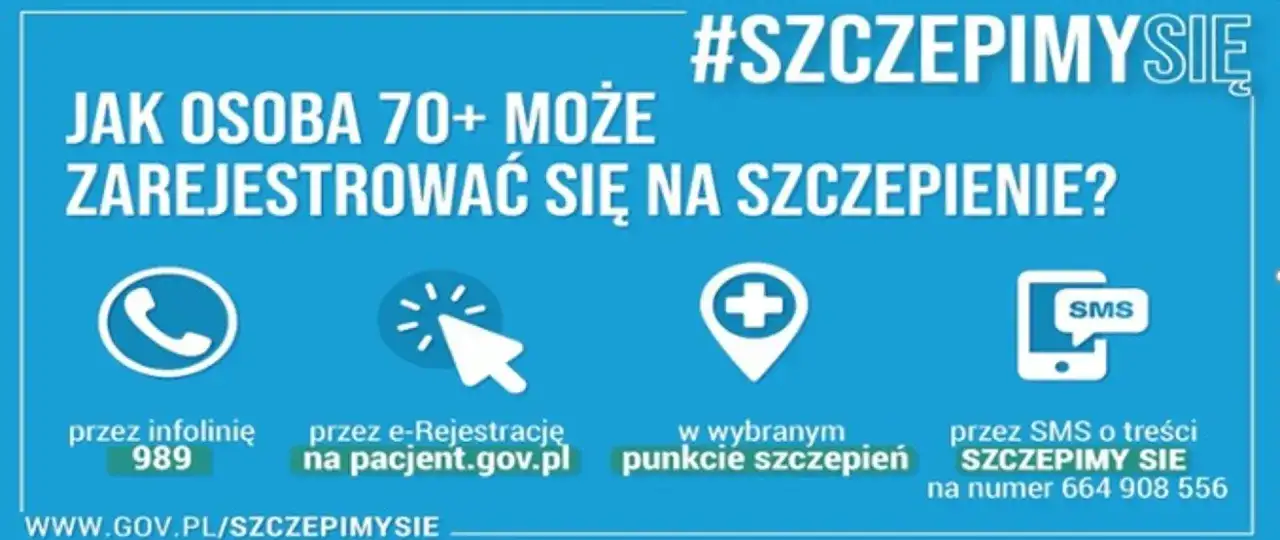 Szczepienia 70+: Rejestracja bez stresu. Pełny poradnik.