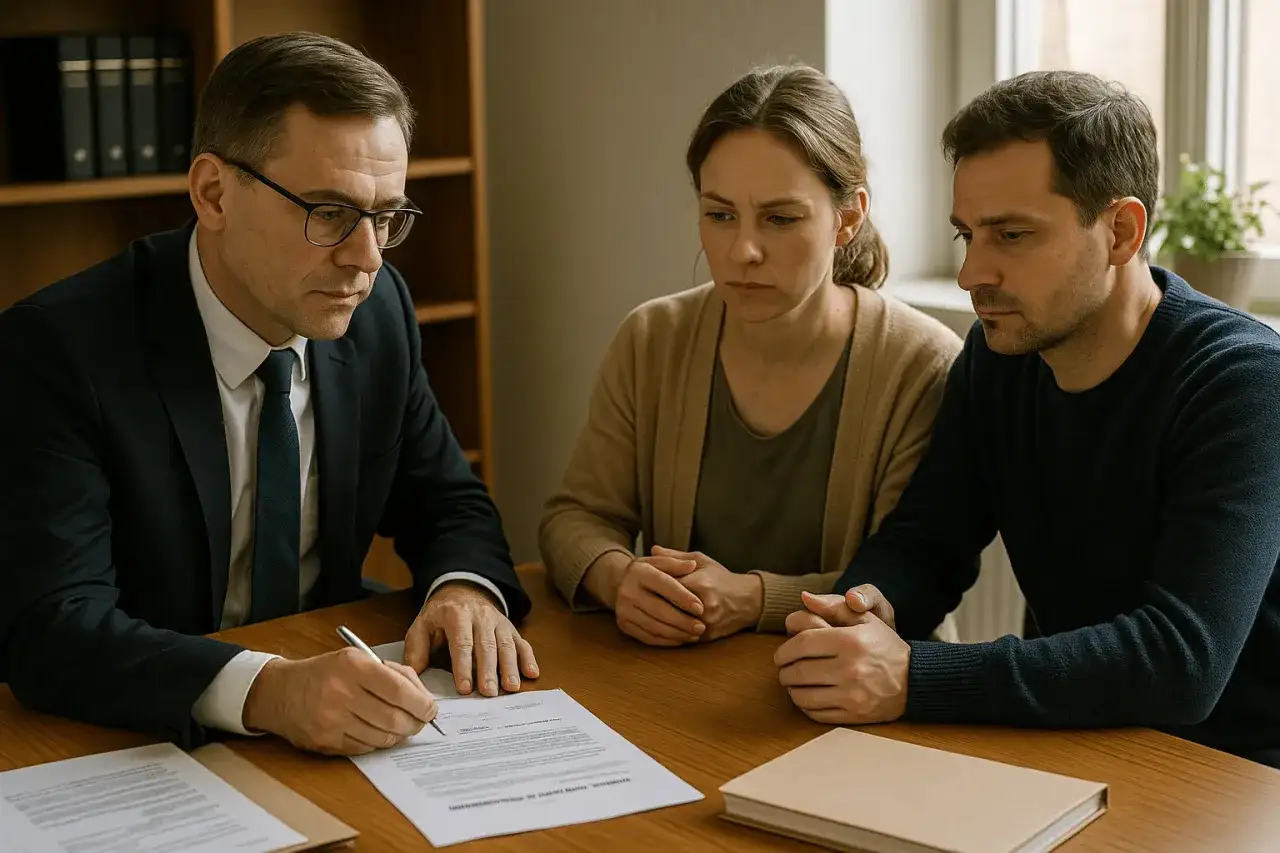 Prawnik wyjaśnia parze, czy można cofnąć zrzeczenie się spadku.