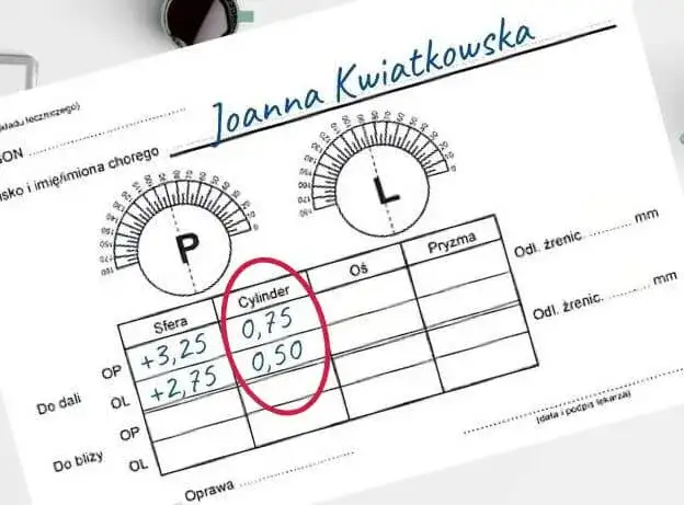 Recepta okularowa: Jak ją czytać i zrozumieć swoją wadę wzroku?