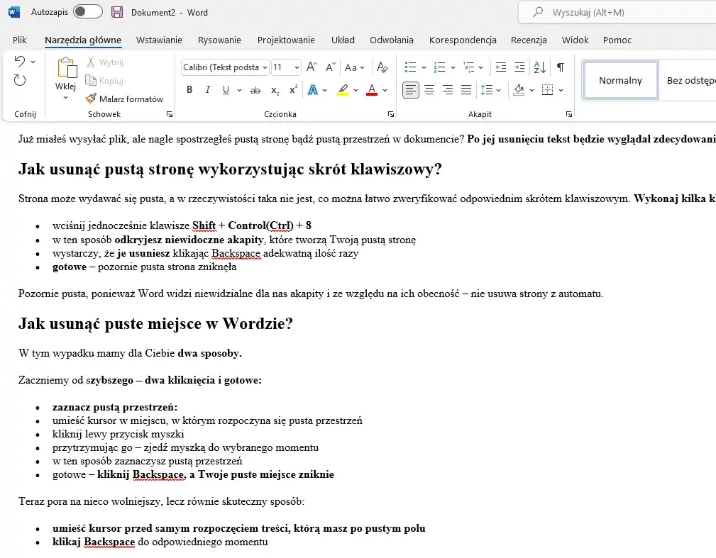 Jak usunąć czerwone podkreślenia w Wordzie i pozbyć się frustracji