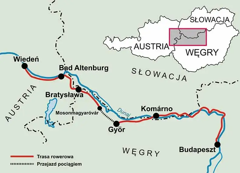 Trasa rowerowa wzdłuż Dunaju: odkryj piękno i wyzwania szlaku
