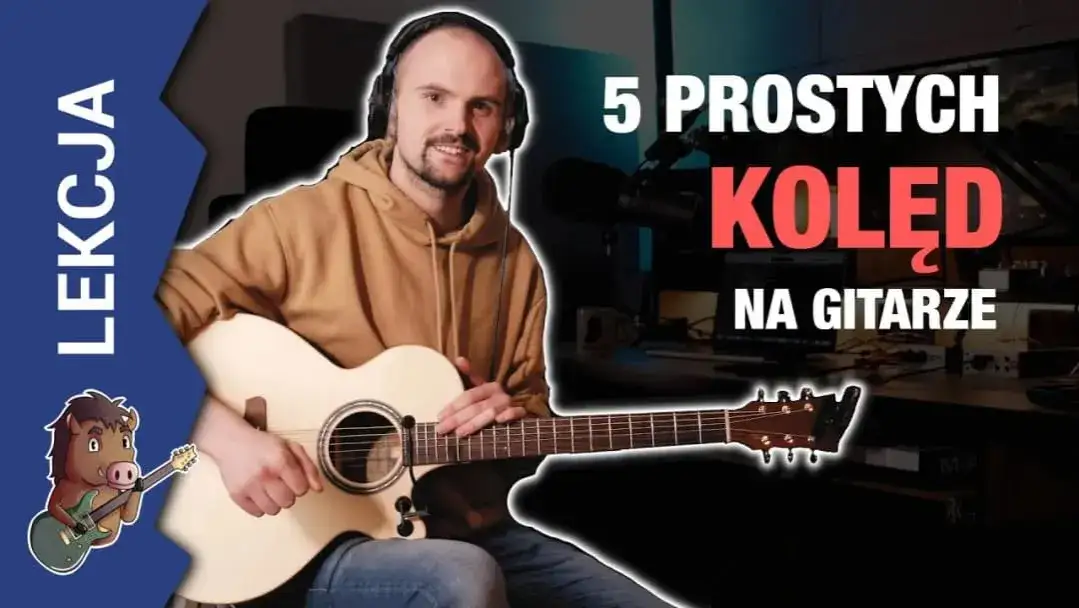 Kolędy polskie z chwytami gitarowymi - graj łatwe utwory na gitarze