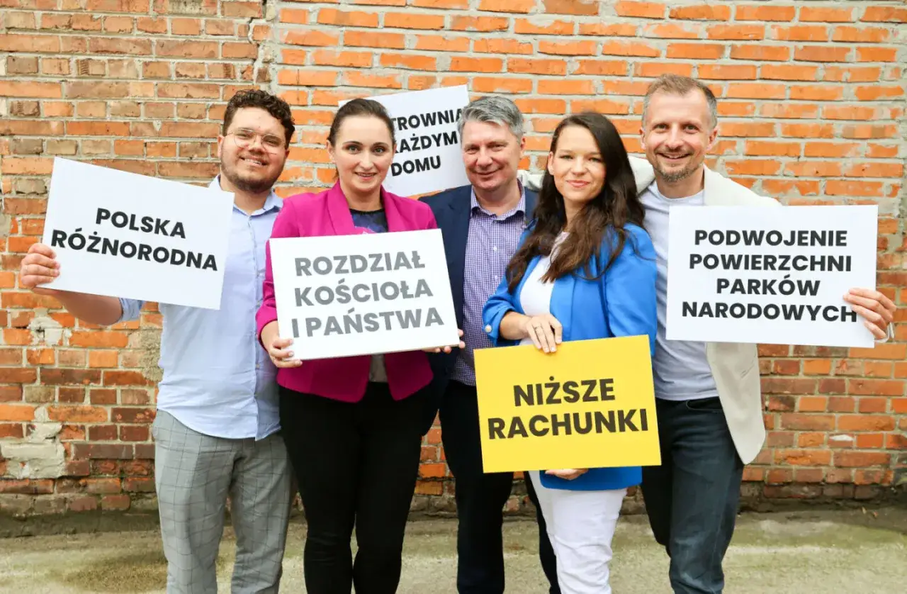Polska 2050 prezentuje program: rozdział kościoła od państwa, niższe rachunki, podwojenie parków narodowych i polską różnorodność.