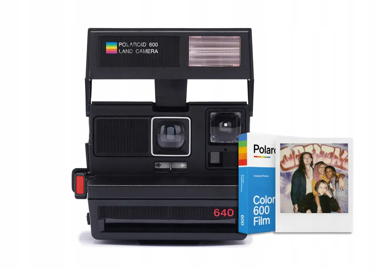 Aparat Polaroid 600 Land Camera z wkładami zamiennik Color 600 Film. Uchwyć wspomnienia z przyjaciółmi!