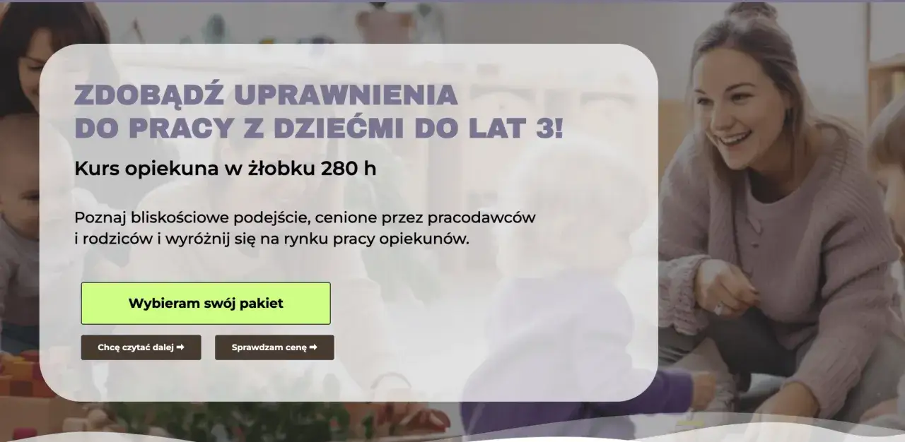 Jak zostać opiekunką w żłobku - niezbędne kwalifikacje i szkolenia
