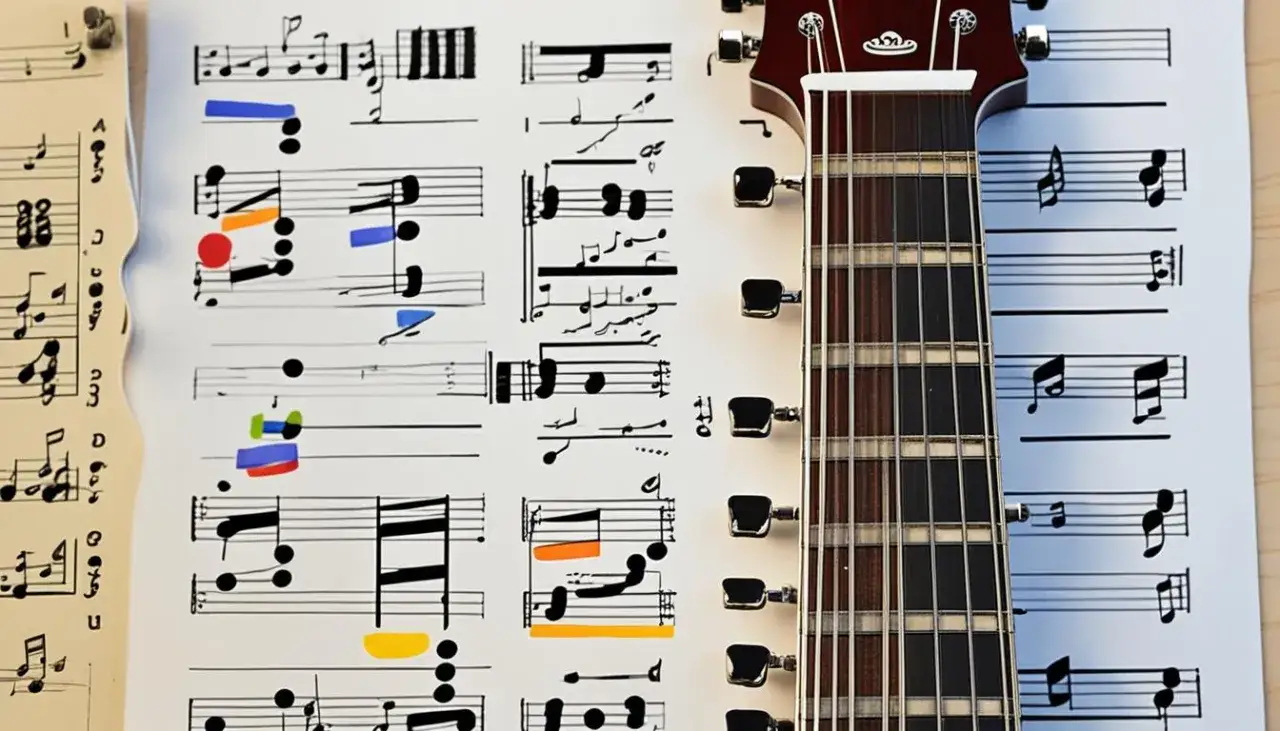 Czytanie nut gitarowych: Opanuj podstawy i graj świadomie.