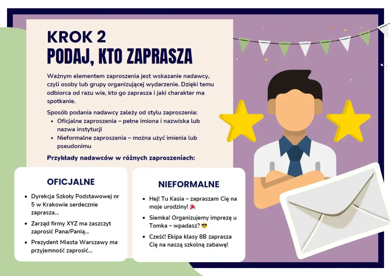 Jak napisać zaproszenie z dzieckiem - Gotowe wzory i jasne zasady