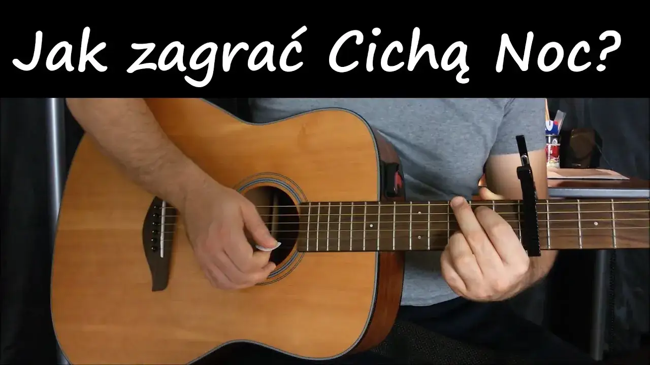 Jak zagrać na gitarze cicha noc - proste akordy na święta