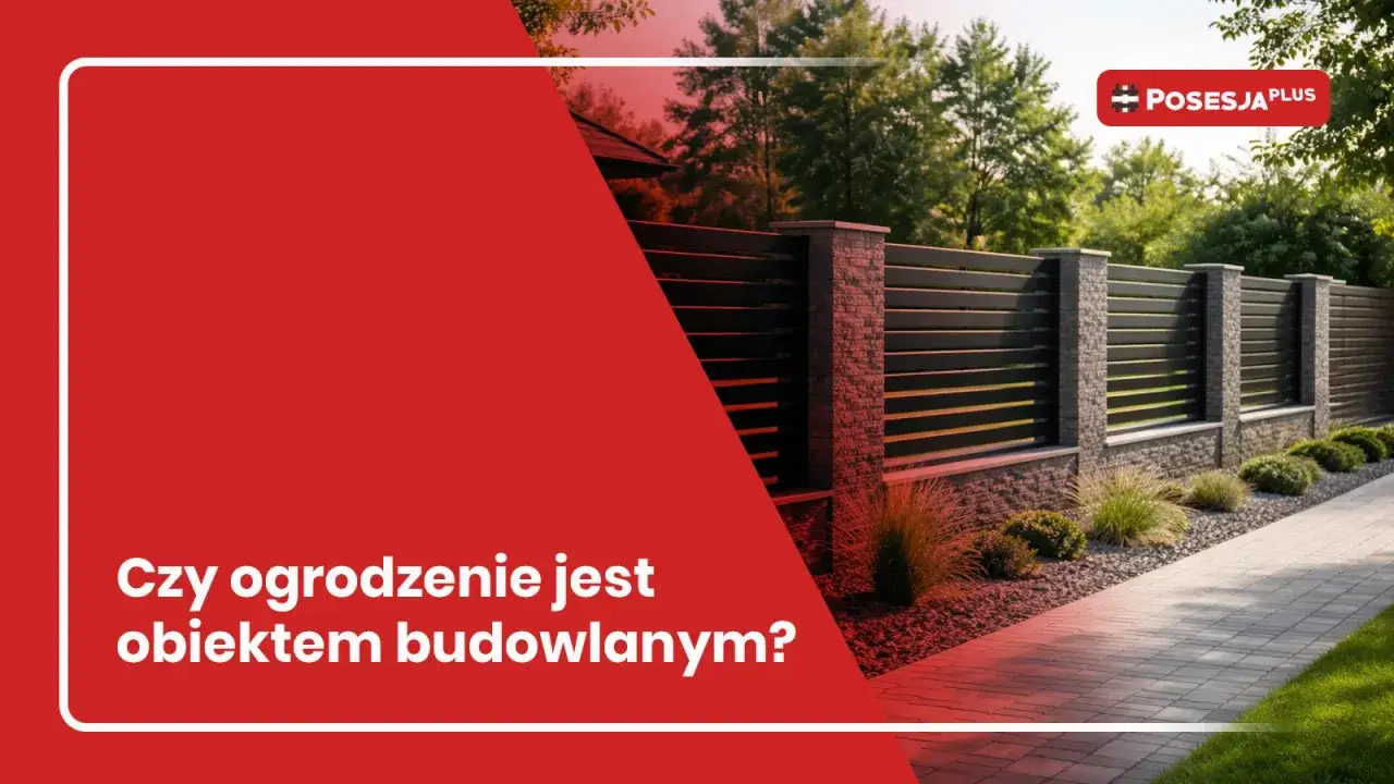 Nowoczesne ogrodzenie z kamienia i drewna. Czy ogrodzenie trzeba zgłaszać? Posesja Plus.