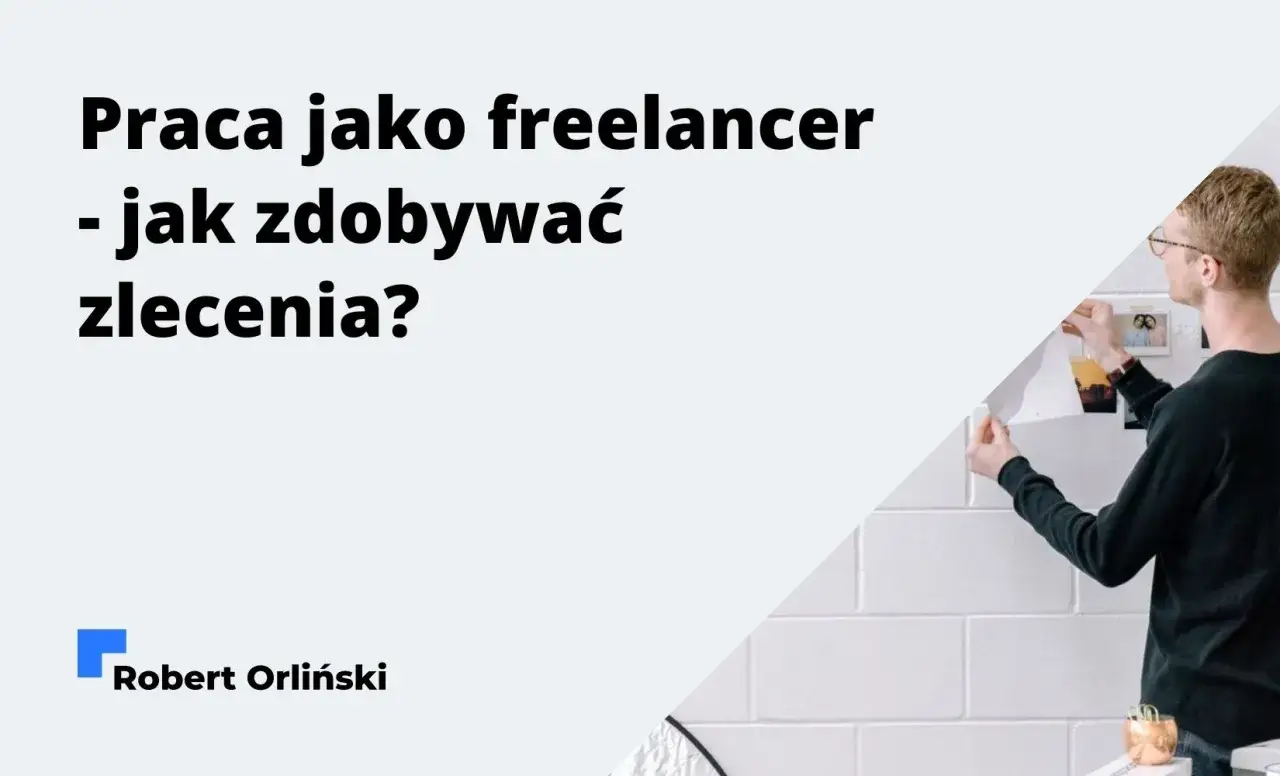 Praca jako freelancer - jak zdobywać zlecenia? Mężczyzna wiesza zdjęcia, szukając inspiracji i ofert dla freelancerów.