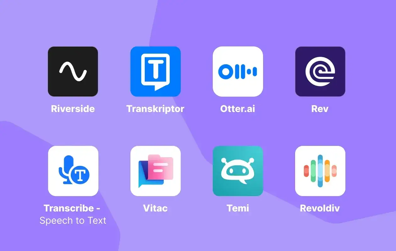 Aplikacje do transkrypcji: Riverside, Transkriptor, Otter.ai, Rev, Transcribe - Speech to Text, Vitac, Temi, Revoldiv. Twój dyktafon w telefonie może teraz działać jak profesjonalny transkrybent.