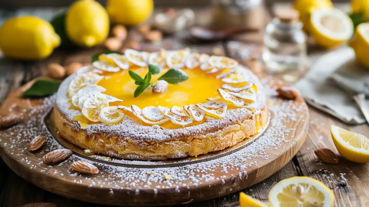 Mazurek lemon curd - Przepis na tradycyjny mazurek z lemon curd