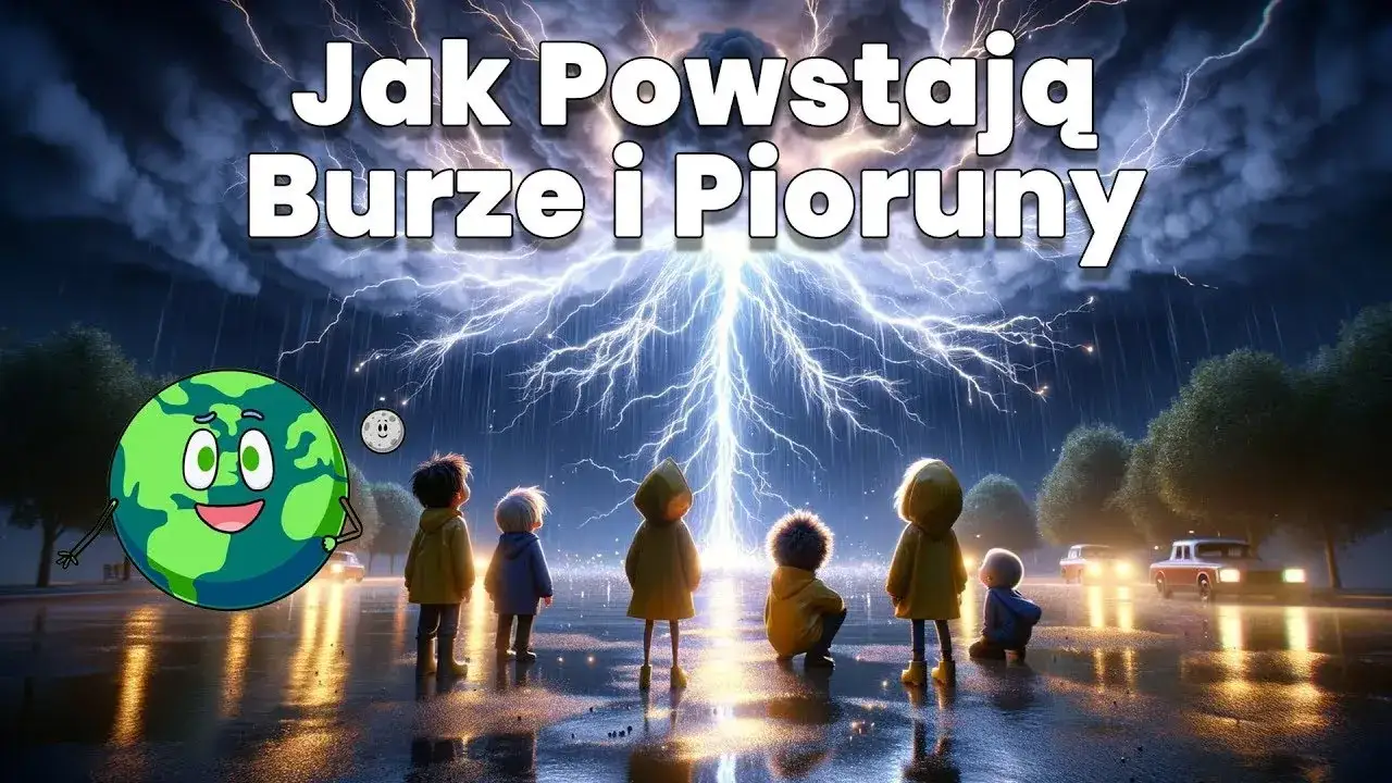 Jak powstaje burza? Edukacyjny film dla dzieci o bezpieczeństwie