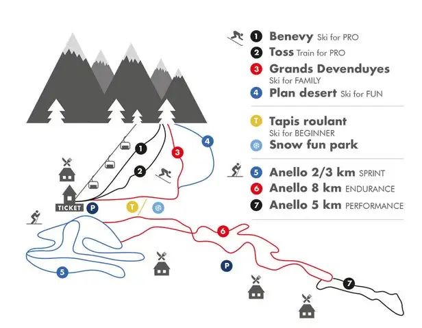 Mapa tras Valgrisenche