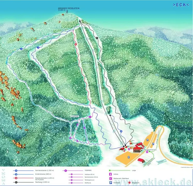Mapa tras Eck - Riedelstein