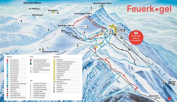 Mapa tras Feuerkogel