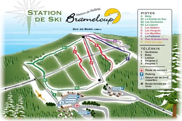 Mapa tras Brameloup