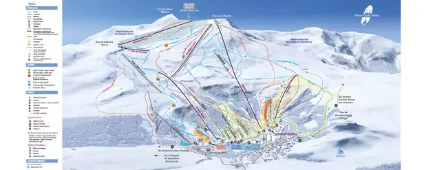 Mapa tras Besse Super Besse