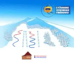 Mapa tras Fričkovce