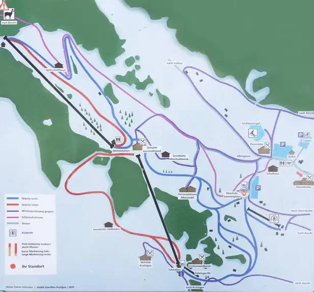 Mapa tras Aeschi