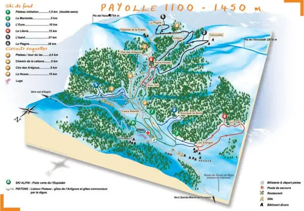 Mapa tras Campan Payolle