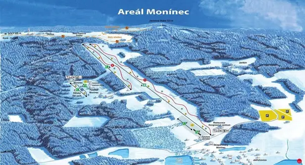 Mapa tras Monínec