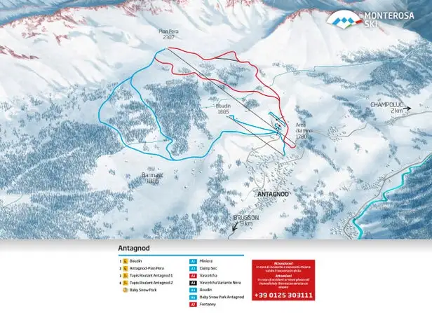 Mapa tras Antagnod