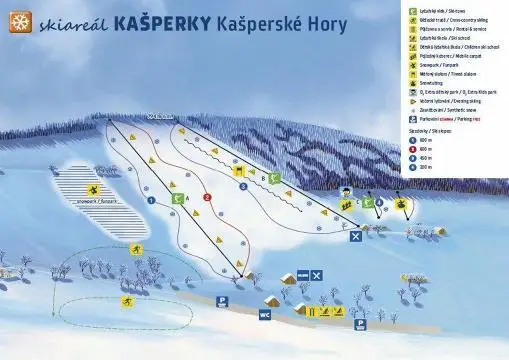 Mapa tras Klobouk - Olomoučák