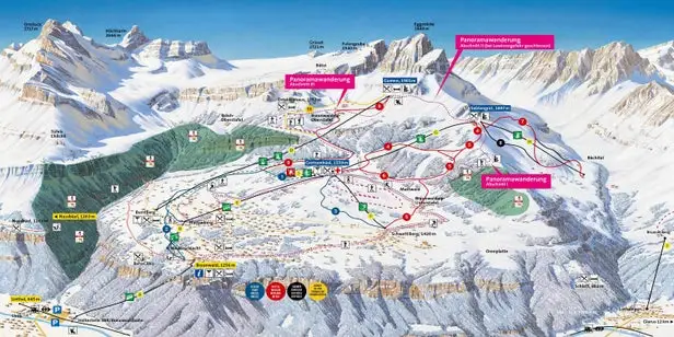 Mapa tras Braunwald