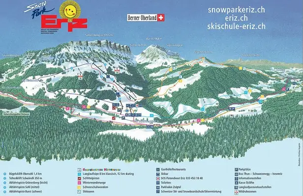 Mapa tras Eriz