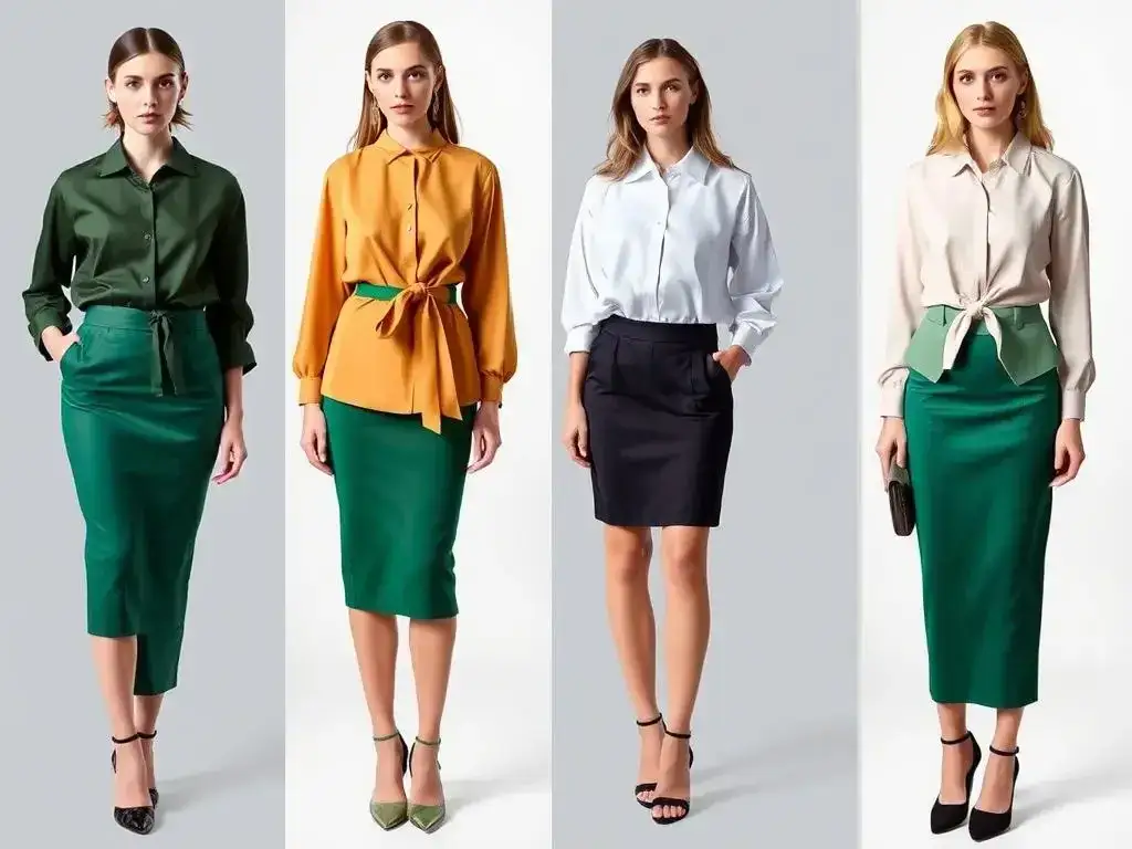Zielona spódnica: Jakie bluzki dobrać, by olśnić stylem?