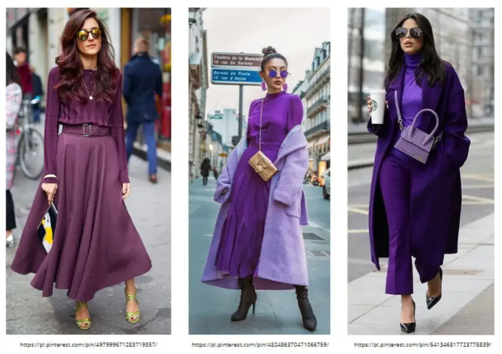 Jakie kolory pasują do fioletu ubrania, aby stworzyć wyjątkowe stylizacje?