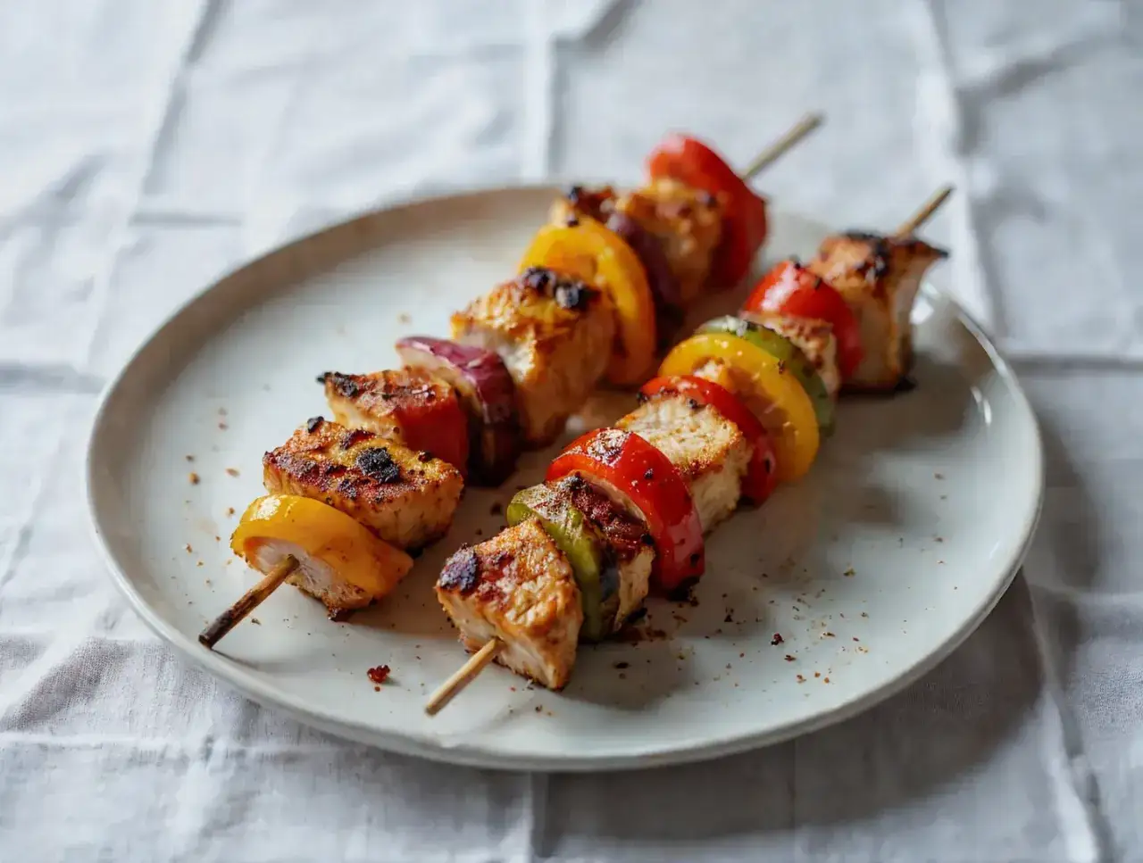 Szaszłyki z kurczaka z piekarnika: sekret soczystości bez grilla!