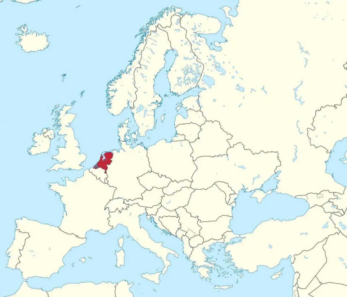 Gdzie leży Holandia na mapie? Odkryj jej położenie w Europie