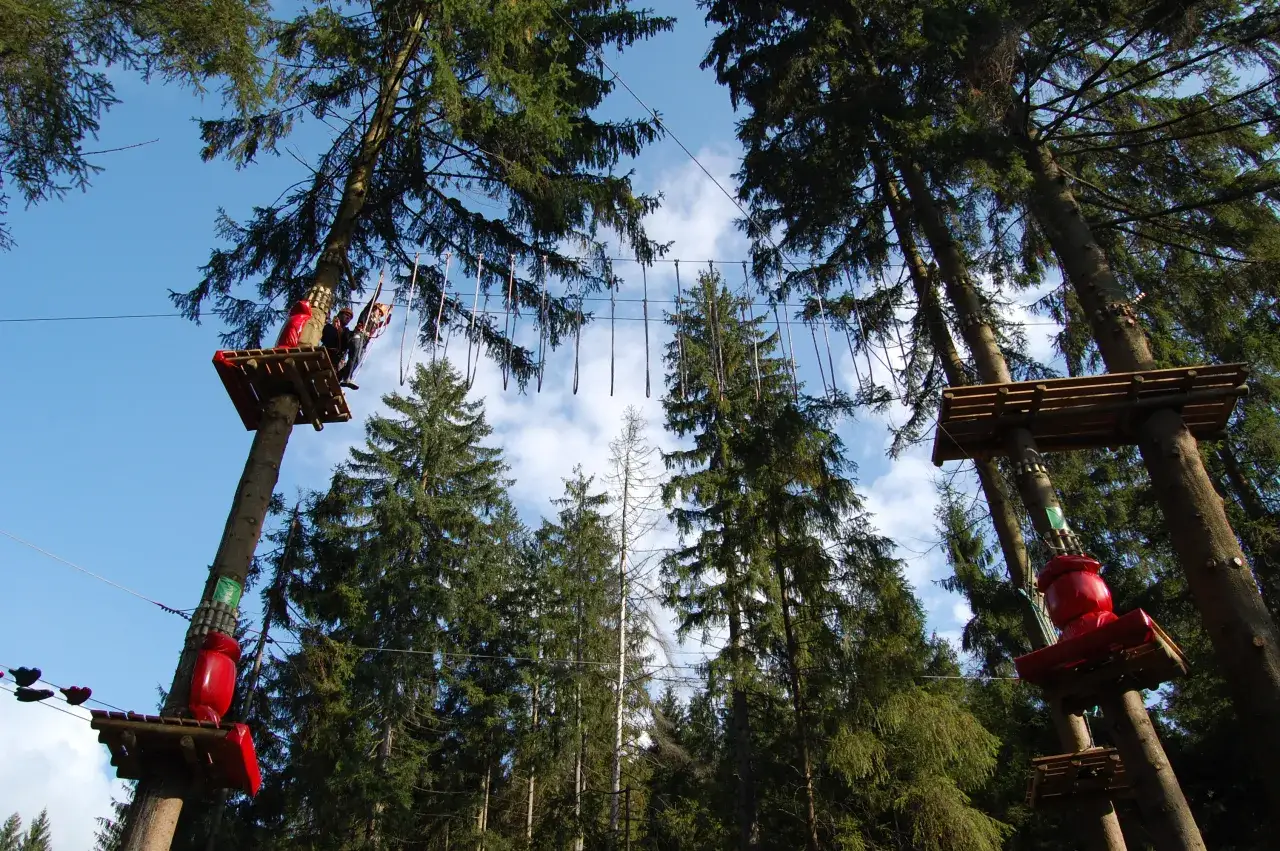 Park Linowy Base Camp Istebna: Cennik, trasy i plan wizyty z dziećmi