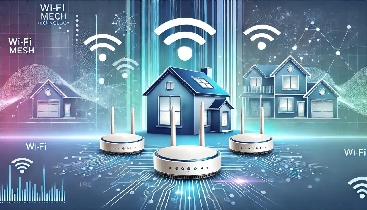 Nowoczesne routery tworzą sieć Wi-Fi mesh, zapewniając zasięg w całym domu.
