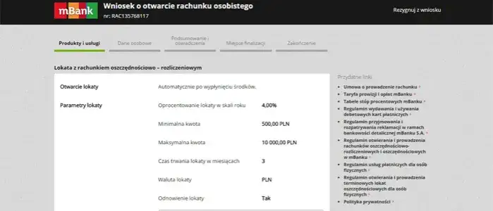 Jakie jest oprocentowanie lokaty w mbanku? Sprawdź najlepsze stawki
