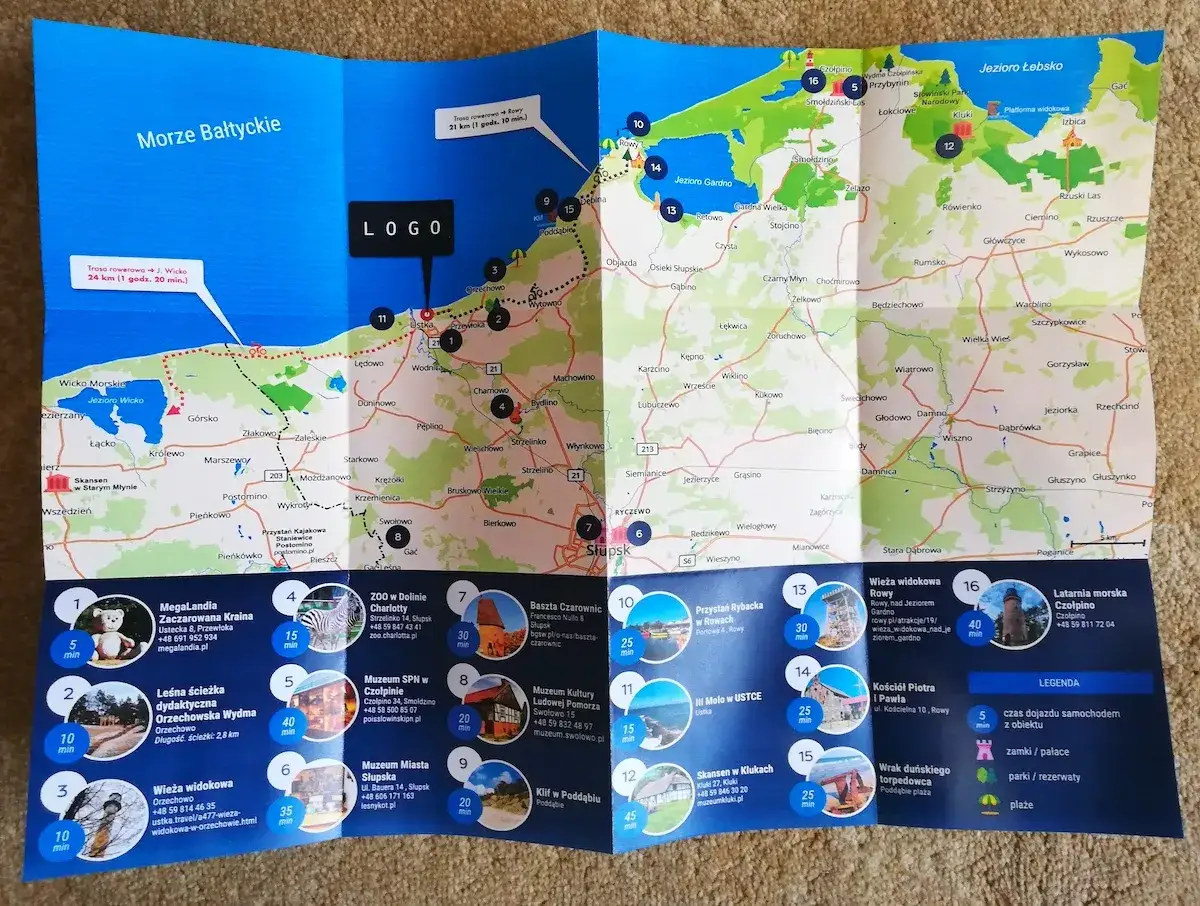 Gdzie leży Ustka mapa - poznaj układ miasta i atrakcje w regionie