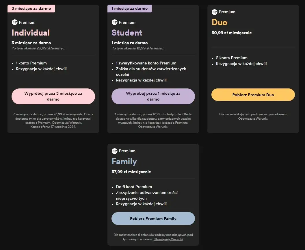 Jak zmienić plan na Spotify i uniknąć niepotrzebnych kosztów