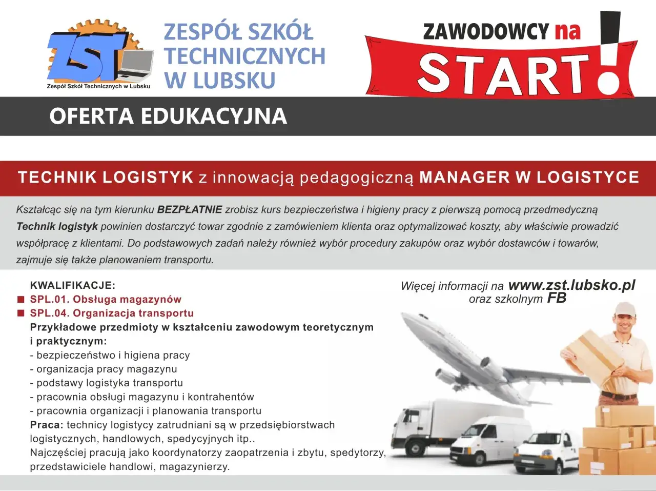 Jakie przedmioty na technika spedytora? Rekrutacja i przyszłość!