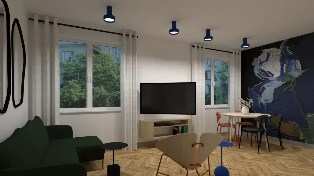 Duży pokój w bloku? Stwórz funkcjonalne strefy i uniknij błędów!