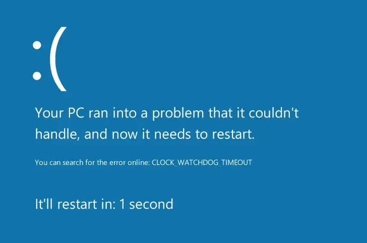 Rozwiązanie problemu zegara watchdog w systemie Windows 10