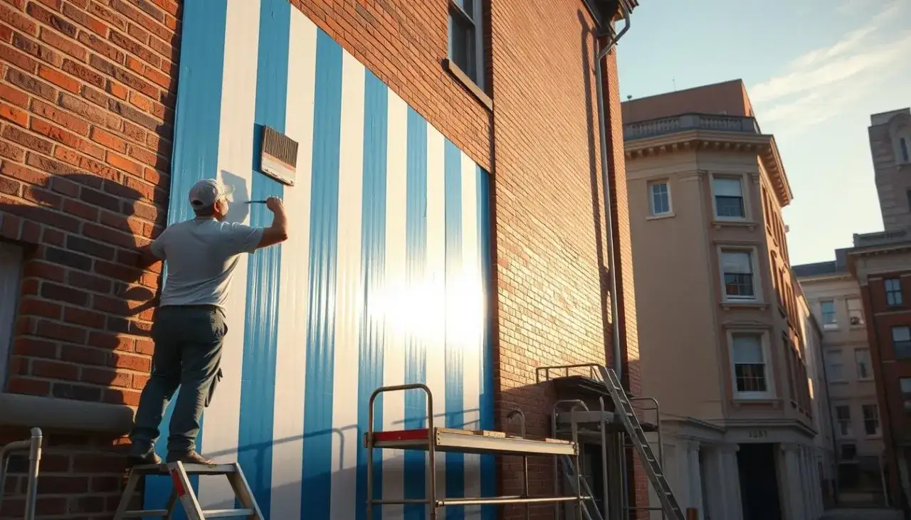 Jak malować pasy na elewacji: uniknij najczęstszych błędów malarskich