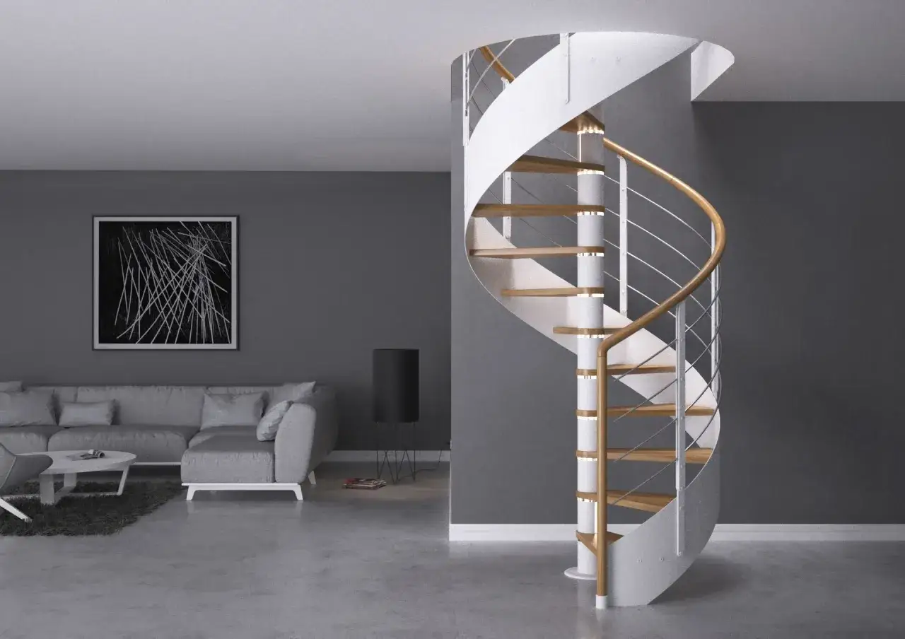 Jakie schody do małego salonu – funkcjonalność i styl w jednym