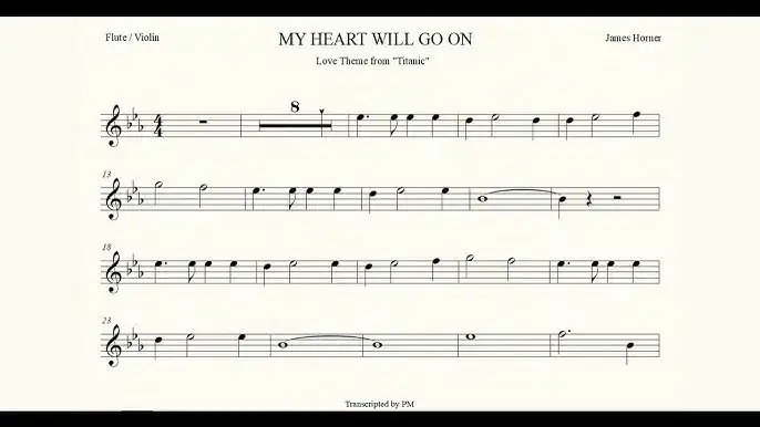My Heart Will Go On na flecie prostym: Nuty i poradnik krok po kroku