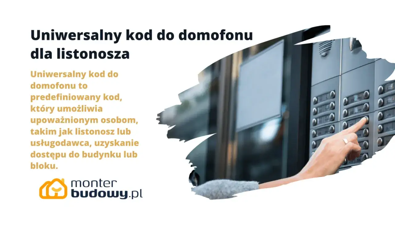 Uniwersalny kod do domofonu ułatwia listonoszowi dostęp. Dowiedz się, jak uzyskać kod do domofonu dla upoważnionych osób.