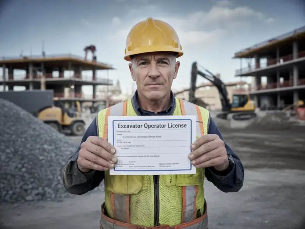 Prawo jazdy na koparkę? Kiedy tak, a kiedy wystarczy książeczka?