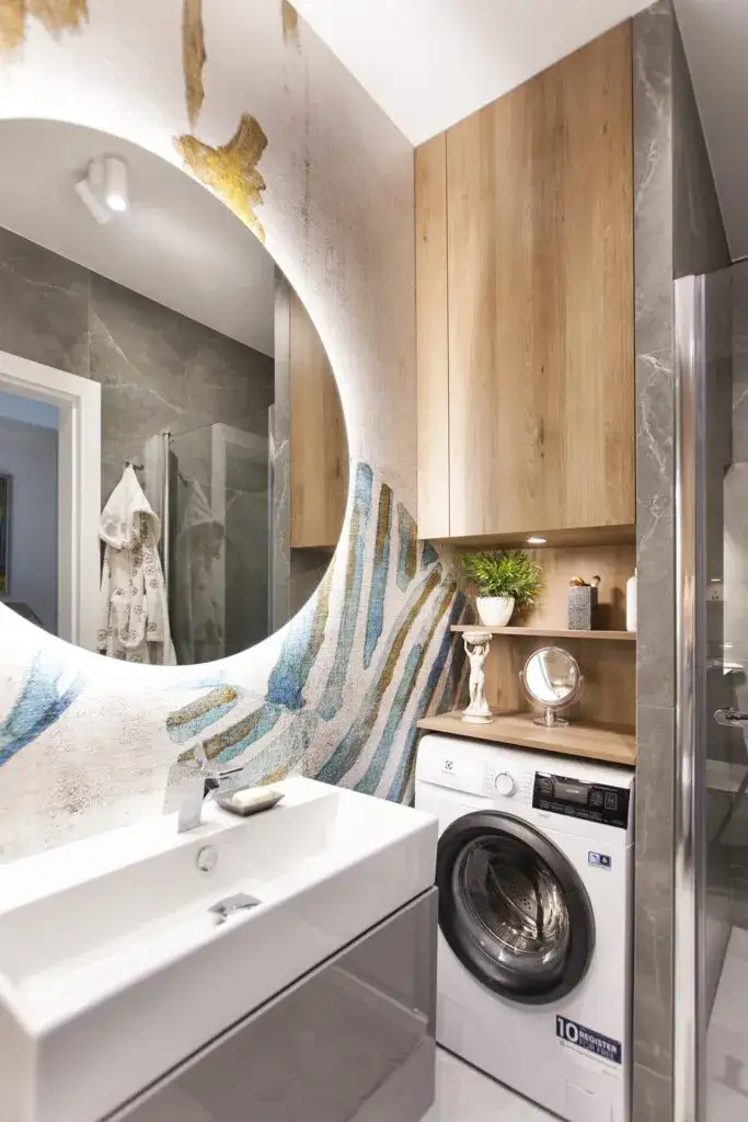 Jak ukryć pralkę w małej łazience? Oto skuteczne sposoby!