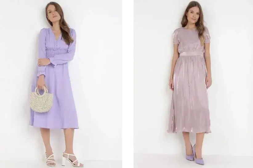 Liliowa Sukienka: Stylizacje, Dodatki i Makijaż Twój Przewodnik
